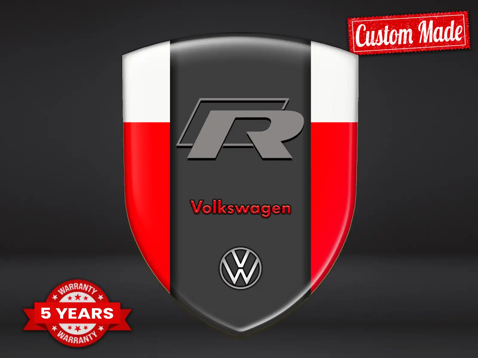 VW Etichetta Impermeabile Durevole Sportivi Regolabili